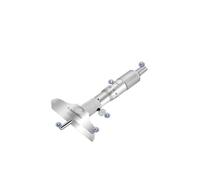 Micrómetro de profundidad Espiral de medición de orificio micrómetro de profundidad vernier de cabeza redonda 0-25-50 0,01(16.5)