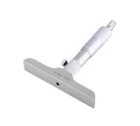 Micrómetro de profundidad Medidor micrométrico de profundidad de 0-100mm 0-150mm 0-200mm 0-300mm con herramienta de calibre de medición de varillas(0-200mm)