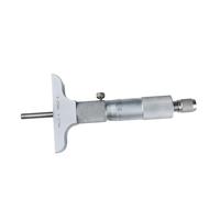 Micrómetro de profundidad Micrómetro de profundidad, herramienta de medición de orificios de precisión, calibre 0-25/0-50mm(0-50mm)