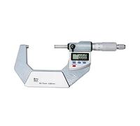 Micrómetro digital, 0.001 mm IP65 Micrómetro de micrómetro de micrómetro digital impermeable fuera del micrómetro de 50-75 mm Herramientas de medición profesionales, medidor de espesor