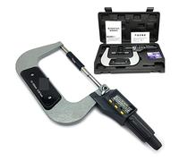 Micrómetro digital, 75-100mm 0.001mm Micrómetros electrónicos estándar de 0.001mm Micrómetros digitales Herramientas digitales Calibrador Medidor Micrométrico Micrómetro Carburo Tip Herramienta de med
