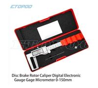 Micrómetro digital, Calibrador Vernier De Disco De Freno Digital De Acero Inoxidable De 0 A 60 Mm, Calibrador De Disco De Freno Electrónico, Medidor De Espesor De Neumáticos, Regla Herramientas de med