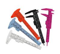Micrómetro digital, Calibrador Vernier De Plástico De Doble Regla De 0 A 80 Mm, Calibre De Cuadrante For Estudiantes, Micrómetro, Regla De Medición De Diámetro Interior Y Profundidad, 1 Unidad. Herram