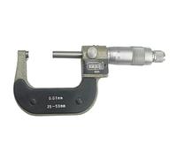 Micrómetro digital de exteriores de 0-25 mm/0-1", medidor de espesor con lectura de contador de precisión de 0,001" (rango de 25 a 50 mm)(25-50MM)