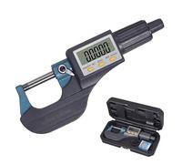 Micrómetro digital exterior de 0-25/25-50/50-75/100 mm, micrómetro electrónico, calibrador digital de 0,001 mm Lecturas precisas(75-100mm)