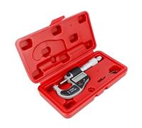 Micrómetro digital exterior de 0-25 mm, herramienta de medición de precisión cromada de 0,001 mm - Calibre electrónico