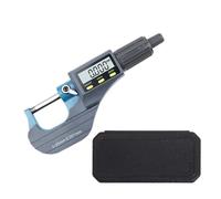 Micrómetro electrónico digital exterior con punta de carburo de 0-25 mm y 0,001 mm