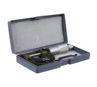Micrómetro Exterior de Precisión Métrico 0-25mm, Acero al Carbono | Tope de Trinquete, Lectura Precisa, Reduce Reflejos, Resistente al Óxido, Portátil, Graduación 50 a 75mm