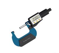 Micrómetro Exterior Digital de para acero 0-25mm Precisión 0.001mm para calibre Micrométrico Medición Industrial Taller Mecánico para herramienta Metrología(25-50mm)