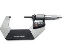 Micrómetro exterior electrónico de 0-25 mm, 25-50 mm, 50-75 mm, 75-100 mm, 0,001 mm, micrómetro digital, herramientas de medición, maquinista de precisión, Worksho, 75-100 mm, 0,001, S