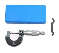 Micrómetro externo Métrico 0-25 mm Alta precisión con yunques con punta de carburo Ingeniería Metalmecánica y herramienta de reparación de automóviles mecánicos VÍA SUPERIOR 401301