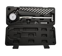 Micrómetro interno para indicador de dial de 50-160 mm, rango de medición de 0,01 mm, precisión con 12 sondas, construcción de acero inoxidable para herramienta de medición de cilindros de motor