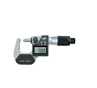 micrómetro, IP65 Micrómetros electrónicos de punto único impermeables 0.001 mm de medición de ritmos y dimensio difícil de alcanzar(Type B 50-75mm)