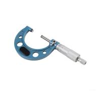 Micrómetro Mecánico 25-50mm Desgaste Taller Micrómetro Mecánico | para rango 0-100mm, cuatro piezas, graduación para fina, para ideal talleres, para resistencia óxima(25-50mm)