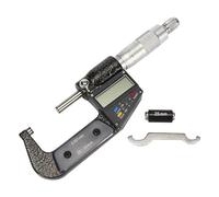 Micrometro Micrómetro digital de 0,001 mm, 25 a 50, micrómetro electrónico exterior con pantalla calibración, herramienta medición calibre micrométrico