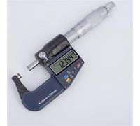 micrometro Micrómetro digital de 0,001 mm, micrómetros electrónicos exteriores a 100, calibre cromado, herramientas medición a 25, 50, 75 y(75-100mm)