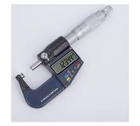 Micrómetro, Micrómetro Digital de 0.001mm, micrómetros exteriores electrónicos de 0-100mm, calibrador cromado, herientas de medición de 0-25-50-75-100mm,Micrómetro digital(25-50mm)