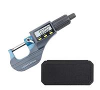 micrometro Micrómetro digital for exteriores, herramienta de medición precisión, 0-1"/0-25 mm, pulgadas/métrico 0,00005"/0,001