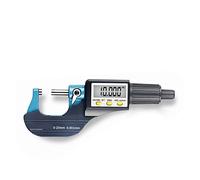 micrómetro, Micrómetro digital High Precision Diámetro externo Espesor de la pared Calipadora 0.001 Implaz de agua 0-25-50 mm(Pure number display,0-25mm)