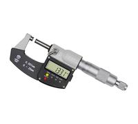 micrómetro, Micrómetro exterior IP65 de 0 a 25 mm, calibrador digital de pantalla grande, micrómetro de carburo de 0,001 mm, herramientas de medición(0-25mm)
