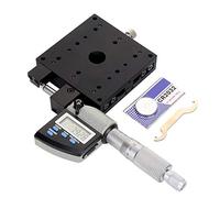 Micrómetro SEMX80-AS con Pantalla Digital, 80x80mm, Herramienta de Medición Precisa, Estación de Traslación Lineal