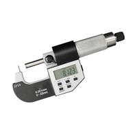 Micrómetros digitales de tubo exterior, resistentes al agua IP65, de 0 a 25 mm de espesor, con cabezal redondo de 115 a 115 mm. Lecturas precisas(0-25mm Around)