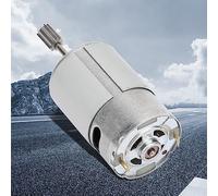 Micromotor de Alta Velocidad RS550 de 6 V, Motor de Coche de Juguete Duradero, Potente y Ligero, para Coches de Juguete Eléctricos y Motocicletas para Niños (6V550-10000rpm)