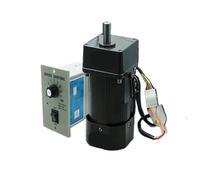 Micromotor de CA de 120W, Motor asíncrono monofásico de 110v y 220v, eje de Motor de 15mm + controlador de velocidad de 5RPM-1350RPM 50/60hz(220v,0-280 RPM)