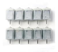 Micromotor de CC de 12 voltios para Cerradura de Puerta de Coche, Motor eléctrico de 12 000 RPM en Sentido antihorario, Apto para Benz W463(10 PCS Motors)