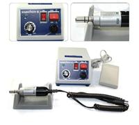 Micromotor de laboratorio N10, 0-35,000 rpm, micromotor eléctrico, 2,35 mm, 65 W, portátil, pulidora, unidad de pulido recto con CAM para clínicas, 220 V AC