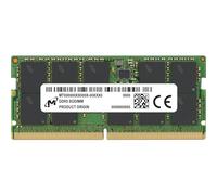 Micron - DDR5 - Módulo - 32 GB - SO DIMM 262-PIN - 4800 MHz / PC5-38400 - CL40-1.1 V - Sin búfer - ECC