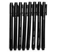 Micron Liner Juego de bolígrafos de punta fina, 8 piezas, bolígrafos de dibujo impermeables de tinta negra para bocetos de cómics, dibujo técnico y papelería escolar de oficina,