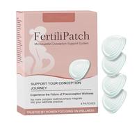 Microneedle Patch, Fertility Patch, 4 Piece Precision Absorption System, Advanced Skin Delivery Technology, Spa Quality Care for Pregnancy Daily Sleep Home Wellness Routine