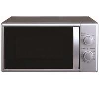 Microondas 700 Vatios Unterbaumikrowelle Estar de Pie Instalación 20L Plata