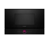 Microondas Bosch Serie 8 BFR7221B1 (apertura derecha) - Cristal negro / 38 cm