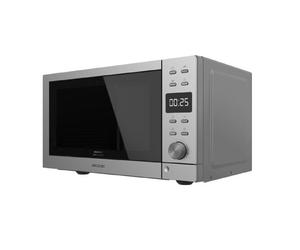 Microondas cecotec grandheat 2000 flatbed steel 20l 700w tecnología sin plato gris