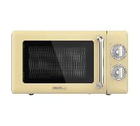 Cecotec ProClean 3110 Retro Microondas con Grill 20L 700W Amarillo