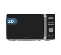 Cecotec Microondas Digital Motor Inverter 20L Proclean 5010 Inverter. 700W, 5 Niveles de Potencia, Bajo Consumo, Pantalla LED, Plato Giratorio de 245mm, Temporizador, 8 Modos