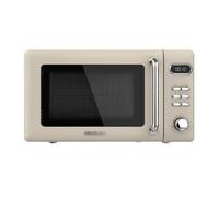 Cecotec ProClean 5110 Retro Microondas con Grill 20L 700W Beige