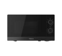 Microondas Teka MW FS20 G BK 20L 700W con Grill 1000W 5 Niveles Botones Negro
