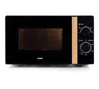 DOMO Microondas Negro 700 W 20 L