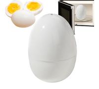 Microondas Egg Maker, Egg Boiler Steamer, Quick Cooking Gadget, Heat-Resistant Container, Easy-Clean Design, Ideal para preparación rápida de desayunos, cocina conveniencia y hervidos huevos amantes