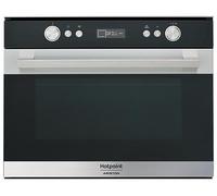 Microondas Empotrable 1000W 34 MS 767 IX HA (Negro Acero Inoxidable) - HOTPOINT