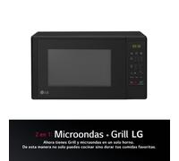 Microondas LG MH6042D 20 Litros 700 W con Grill Cuarzo Smart Inverter