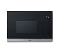 Microondas Grill Integrable| LG MG7Z2593D, 900W, 25L, cristal negro + acero - MG7Z2593D