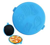 Microondas Grill Sartén - Calentamiento Rápido Ronda Pizza,Horno De Horno Cocina Casa Escuela Dorm Panqueques Desayuno Hornear Cocina