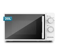 Microondas Grunkel MW-20FLAT 20 L 700 W sin plato giratorio y descongelación