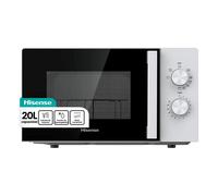 Microondas Hisense H20MOWP1HG, Blanco, 20 L, 700 W, Grill