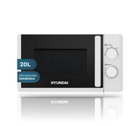 Microondas Hyundai HMC207W00 20 Litros 700 W Manual Base Cerámica Blanco