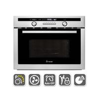 Microondas incorporado 60cm 44L Parrilla Aire caliente Función Pizza